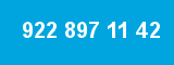 922 897 11 42 922 897 11 42